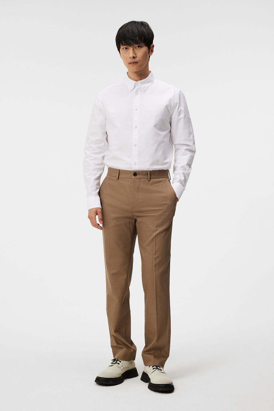 Lois Cotton Twill Pant / Walnut
