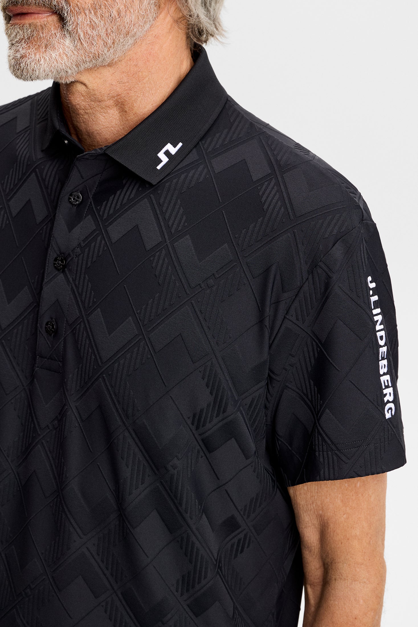 30Y Matt Relaxed Polo / Black | J.Lindeberg Official