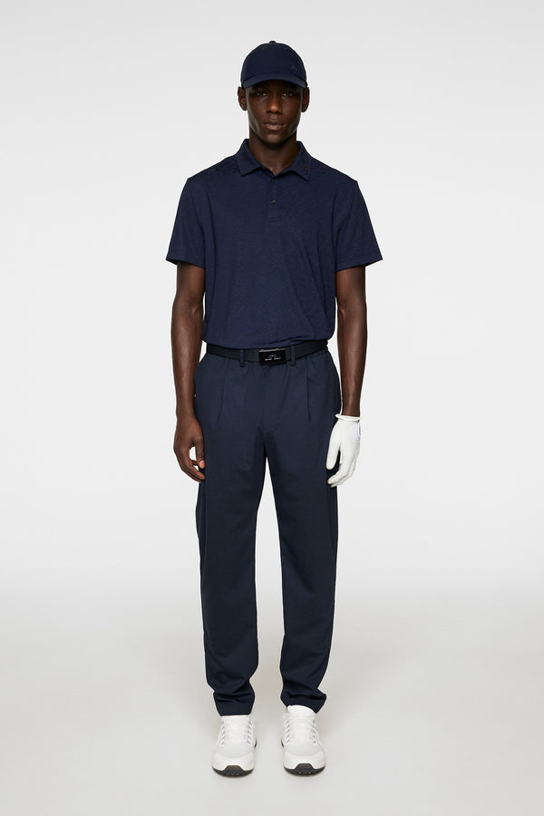 Bison  Regular Jacquard Polo / JL Navy
