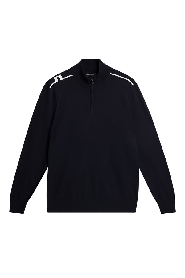 Mac Knitted Zip Sweater / JL Navy