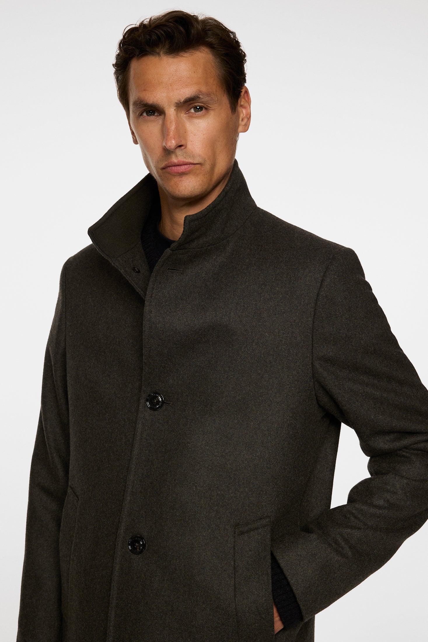 Jesse Melton Coat / Forest Green – J.Lindeberg