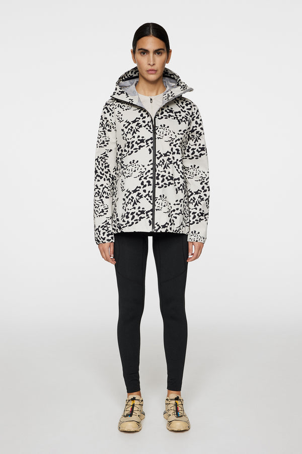 Martha Shell Jacket Printed / Snake Rock Moonbeam M