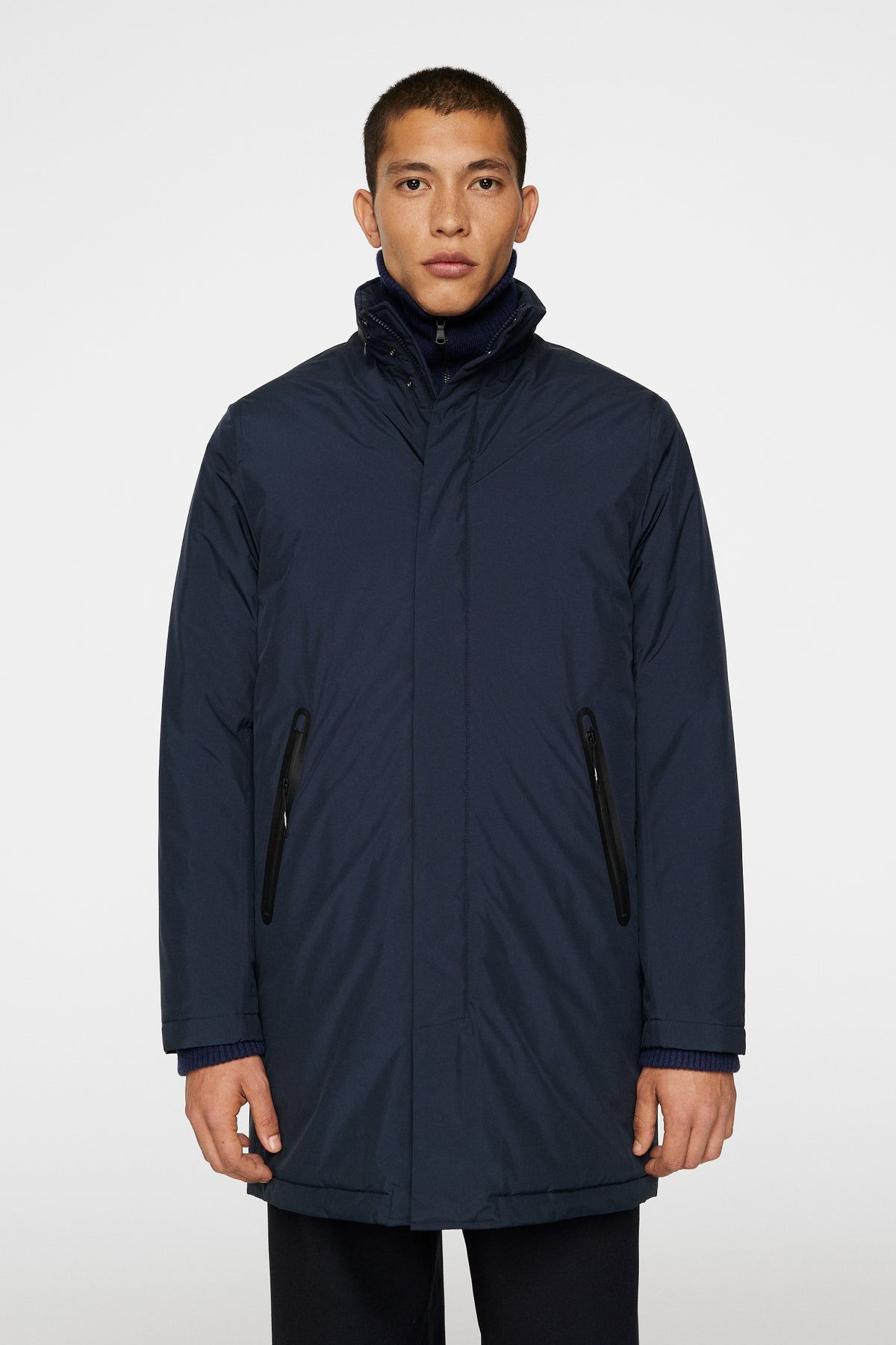 Hollis Tech Coat JL Navy –