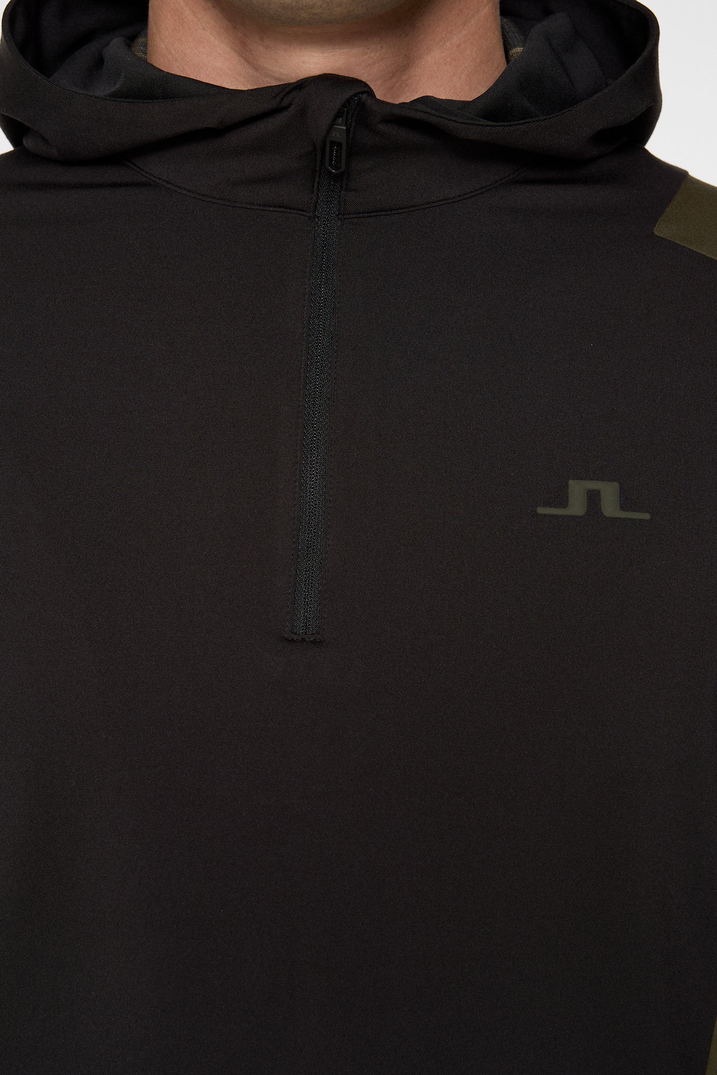 Lukas Quarter Zip Hood / Black – J.Lindeberg EU