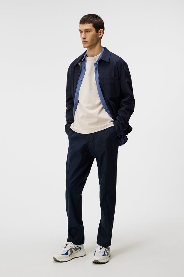 Lois Linen Stretch Pants / JL Navy