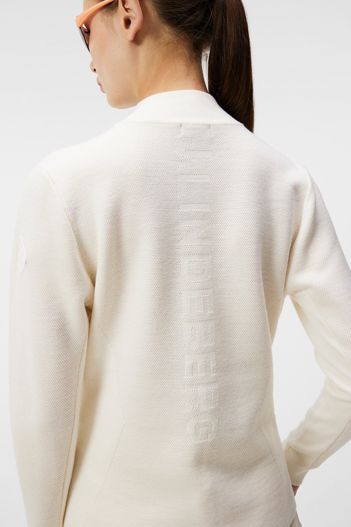 Wren Knitted Hybrid Jacket / White
