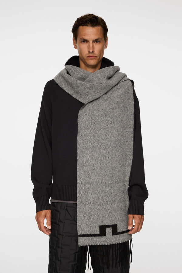 Champ Double Sided  Scarf / Black