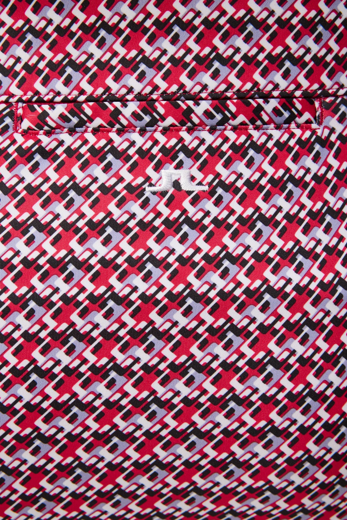 Amelie Print Skirt / JL Micro Bridge Rose Red