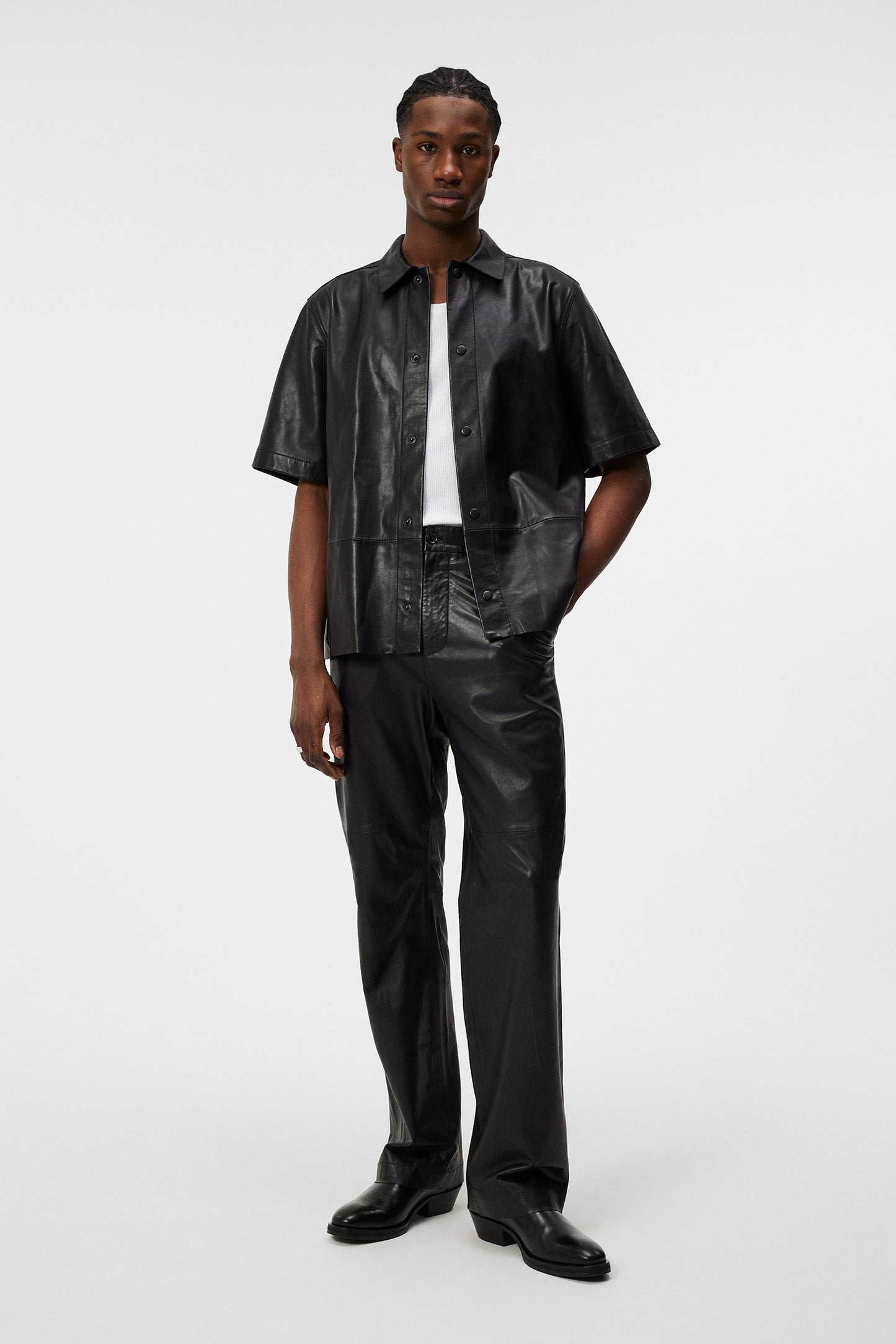 Haij Leather Pants / Black