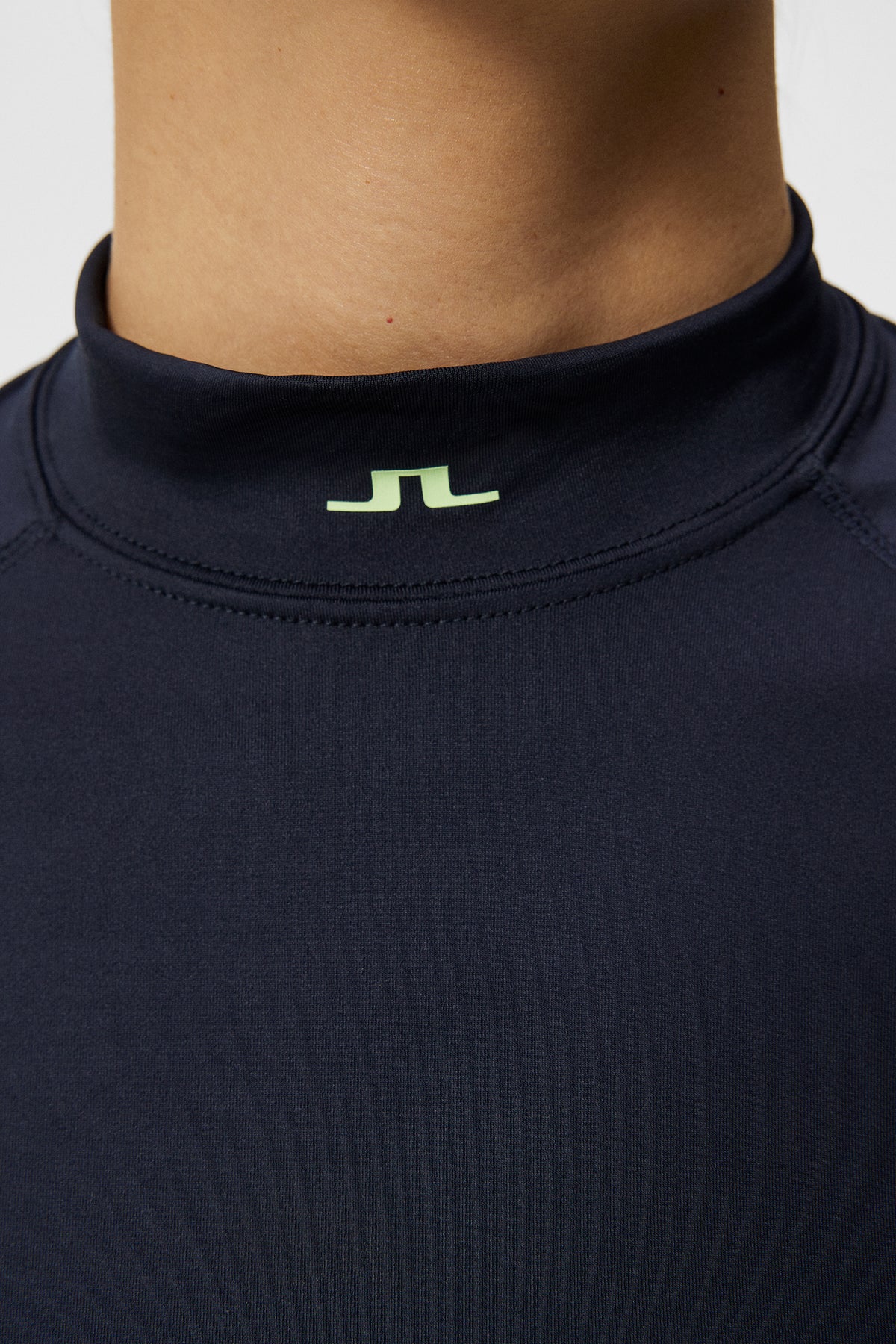 Top A Compressione J Lindeberg ASA PRINT, Manica Lunga, Collo Alto, Taglia M, Colore Lavanda - Foto 3