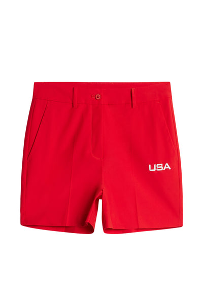 Gwen Shorts / Flame Scarlet | J.Lindeberg Official