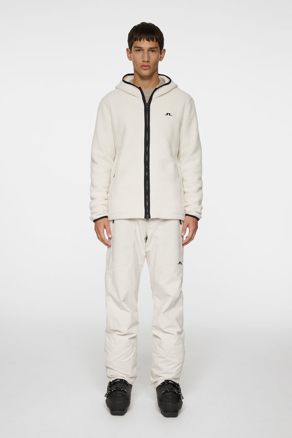 Seymor Fleece Zip Hood / Moonbeam