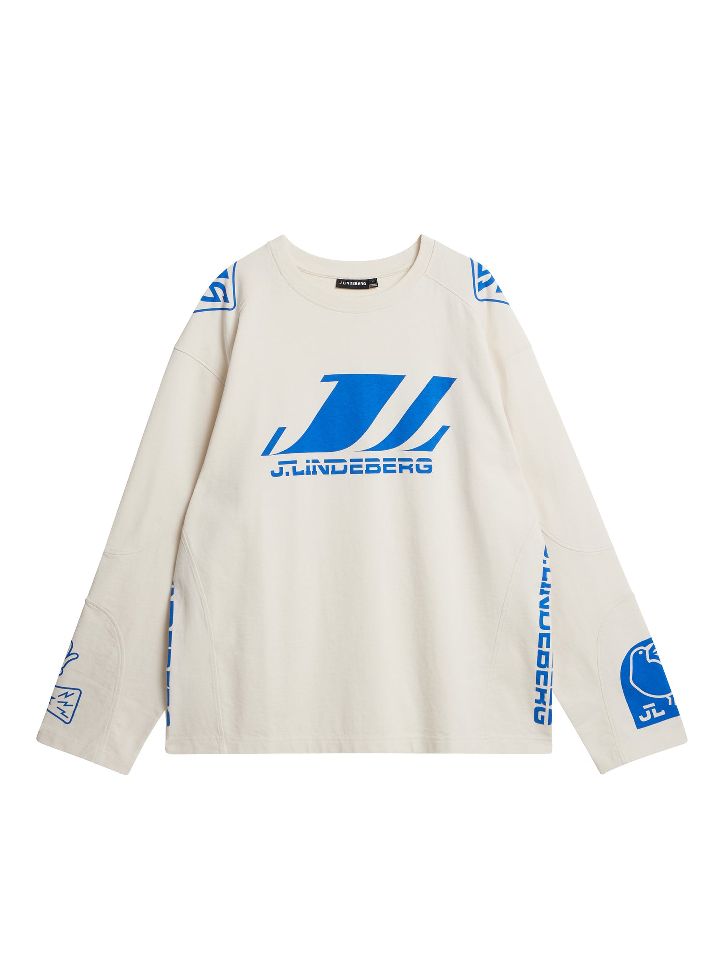 Derk Longsleeve Moto Tee / Cloud White