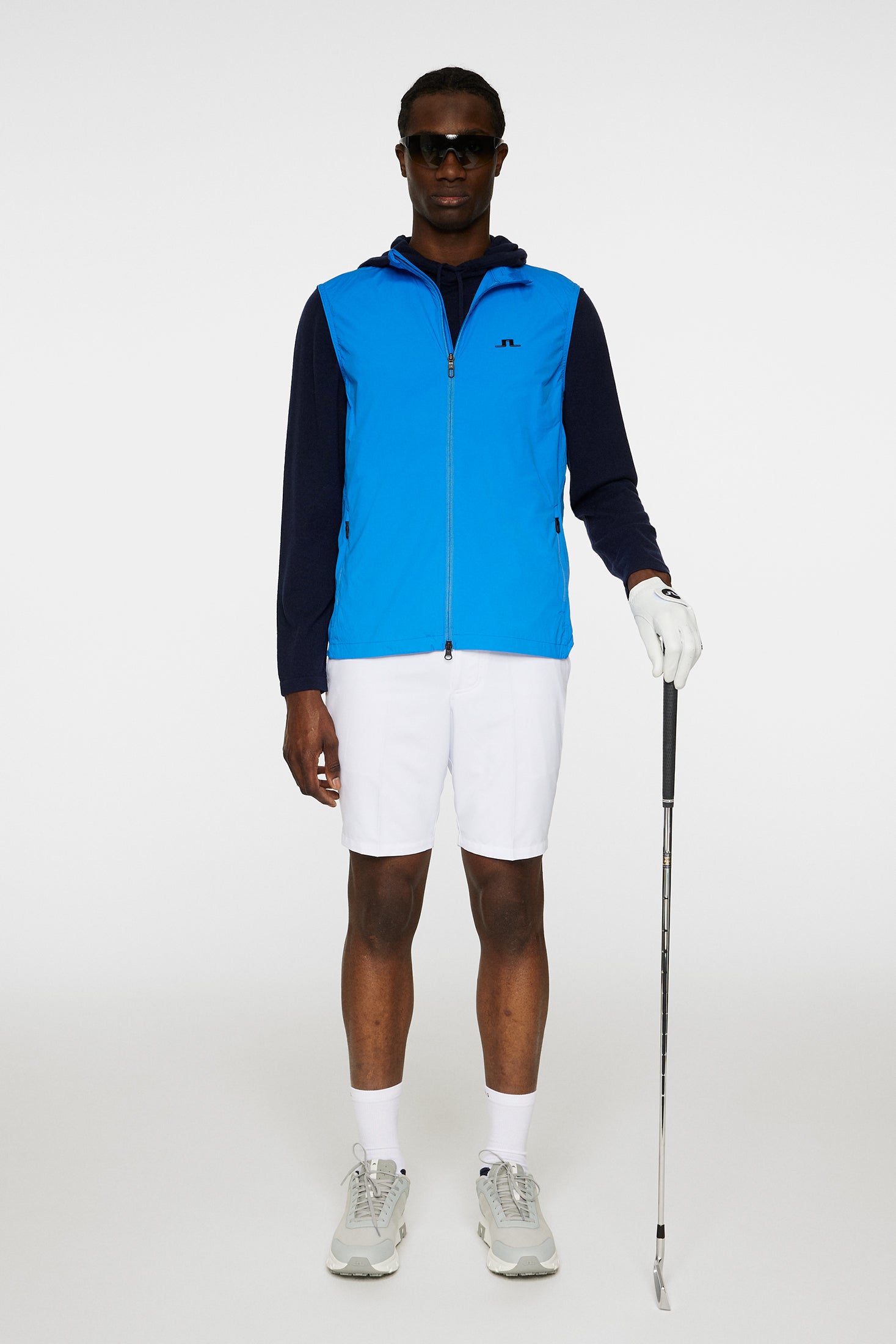 Ash Light Packable Vest / Sonic Blue | J.Lindeberg Official
