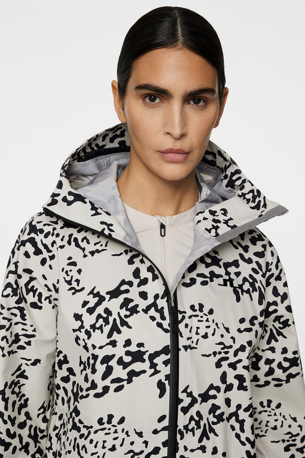 Martha Shell Jacket Printed / Snake Rock Moonbeam M