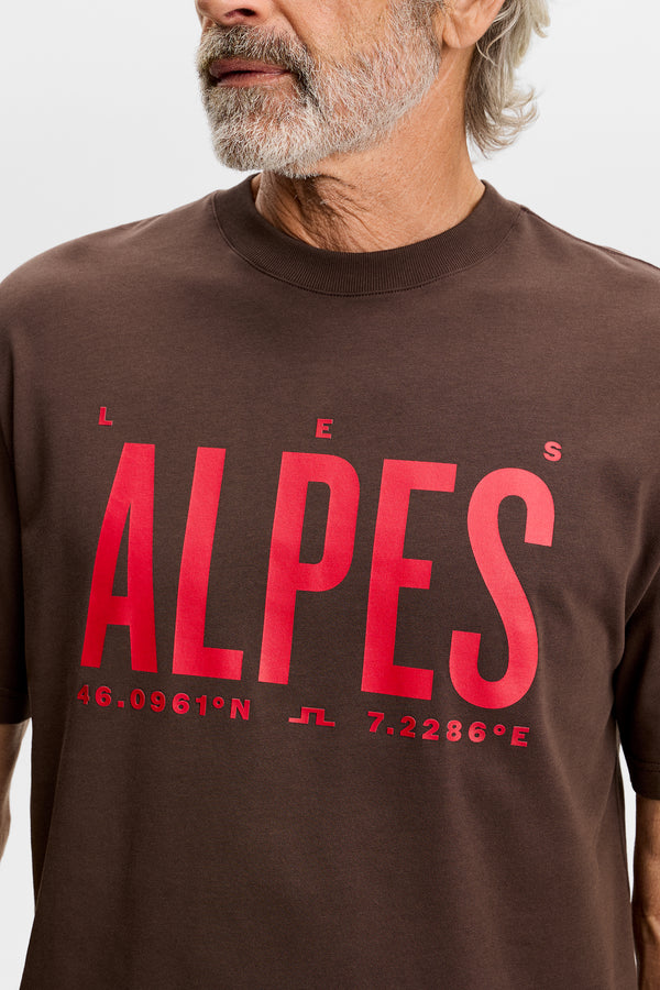 Hale Heavy Logo T-shirt / Seal Brown