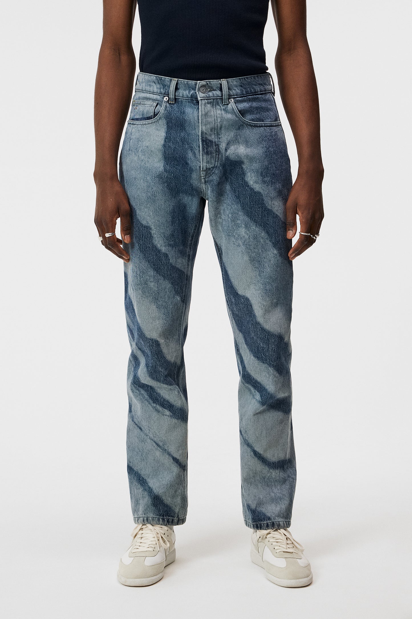 Johnny Marble Loose Jeans / Light Blue