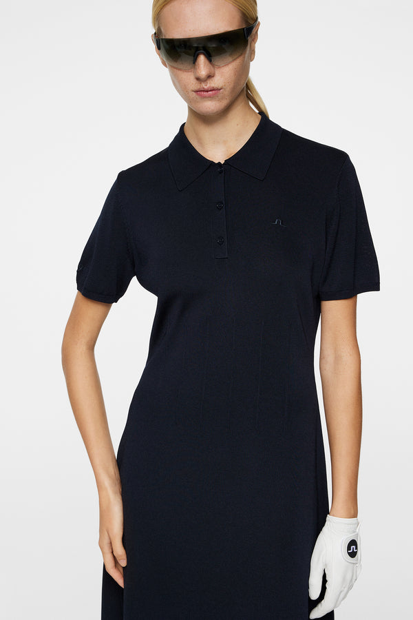 Andrea Knitted Dress / JL Navy