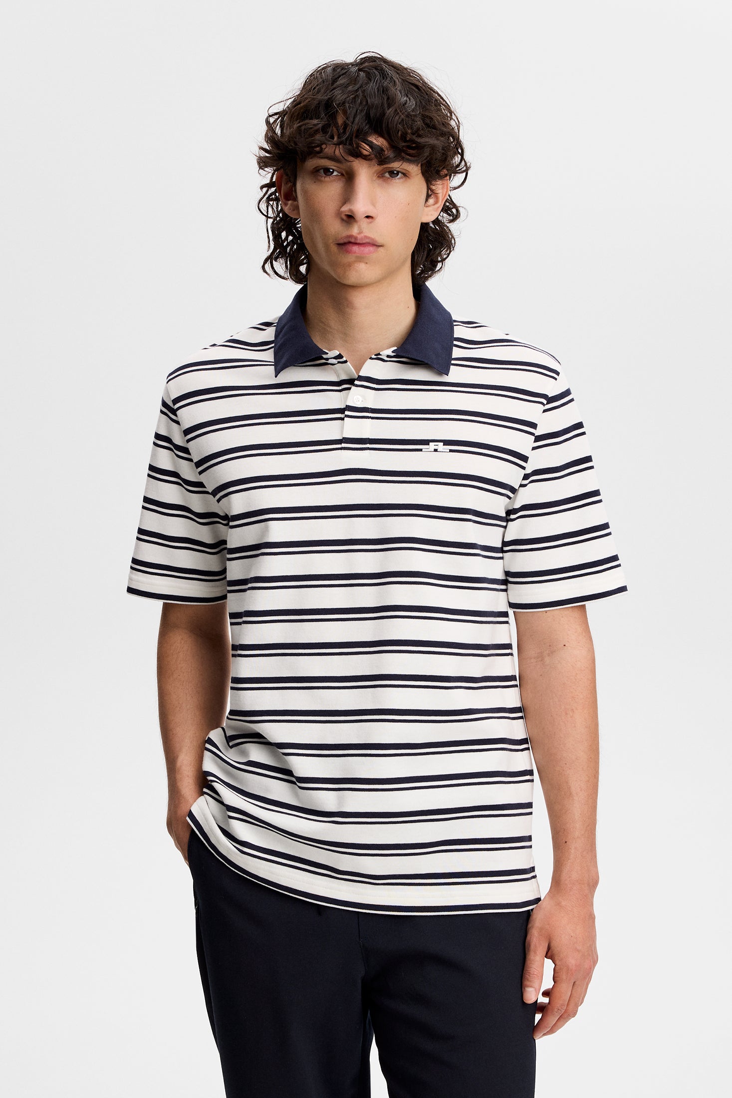 Trond Striped Polo Pique / JL Navy – J.Lindeberg EU Trond Striped Polo Pique / JL Navy – J.Lindeberg EU