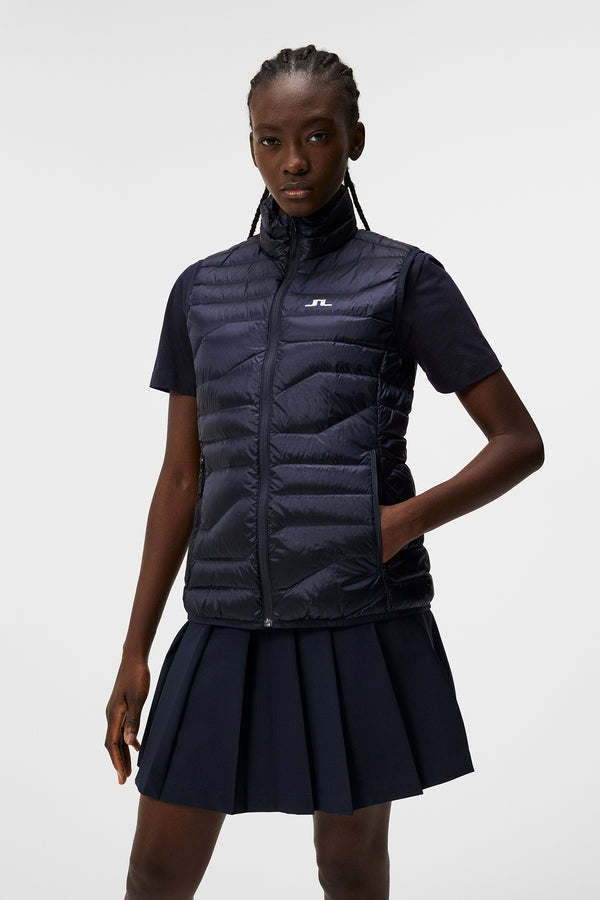 W Cliff Light Down Vest / JL Navy