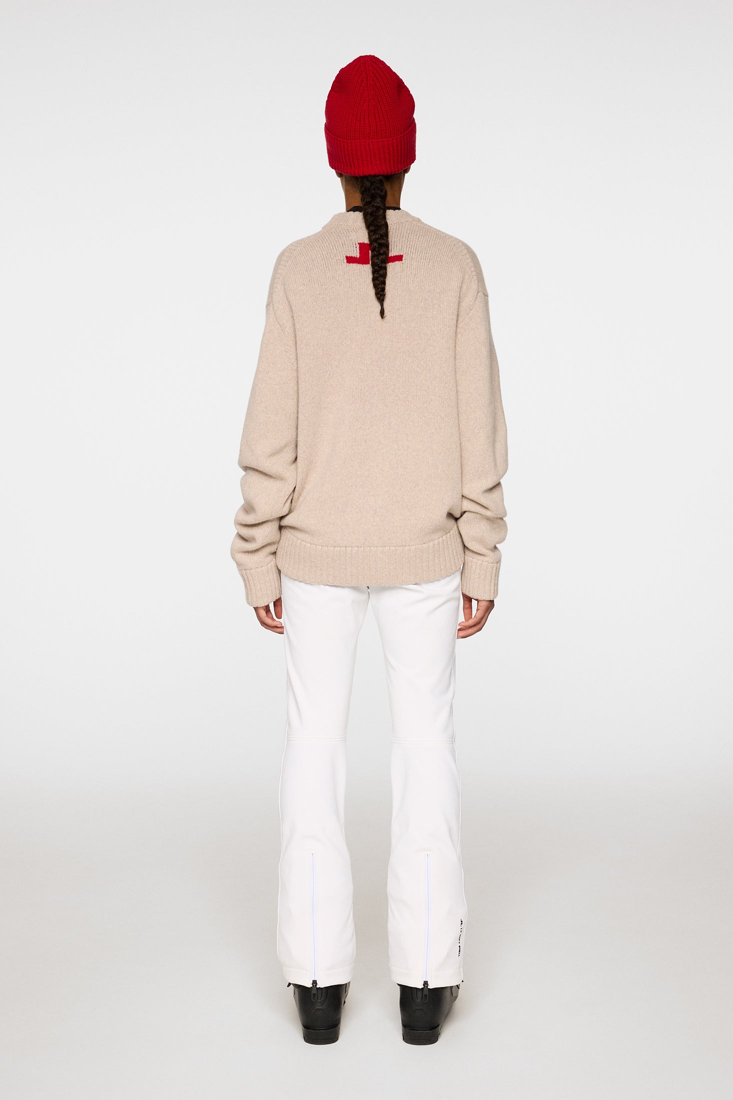 W Stanford Softshell Ski Pant / White | J.Lindeberg Official