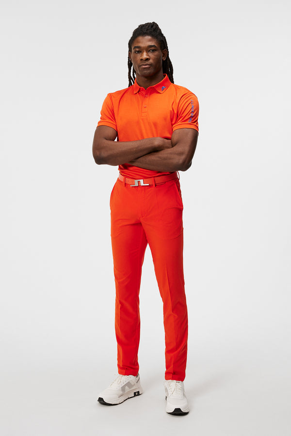 Tour Tech Reg Fit Polo / Tangerine Tango Melange