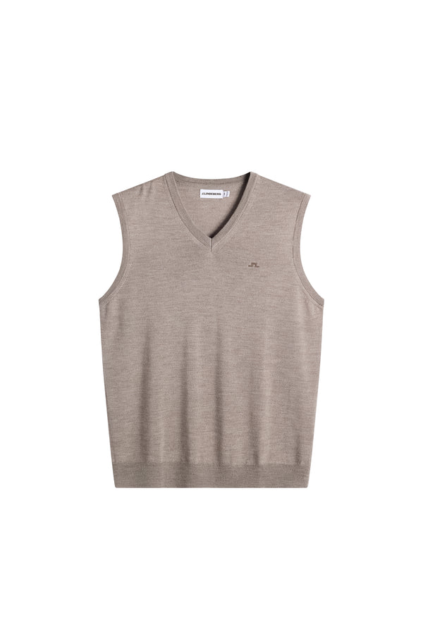 Liam Knitted Vest / Brindle Melange
