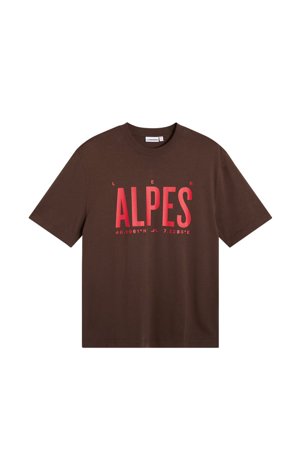 Hale Heavy Logo T-shirt / Seal Brown