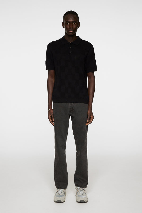 Reymond Stacked Bridge Polo / Black