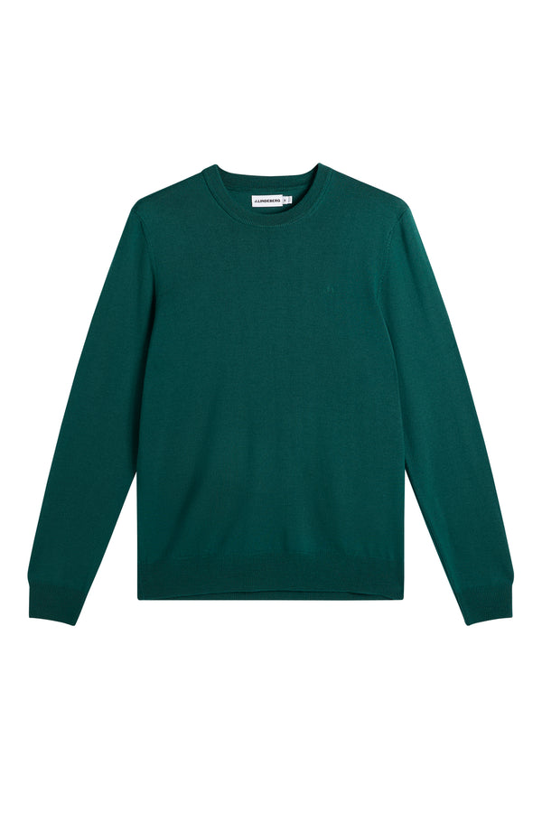 Keane Merino Crew Neck / Forest Biome