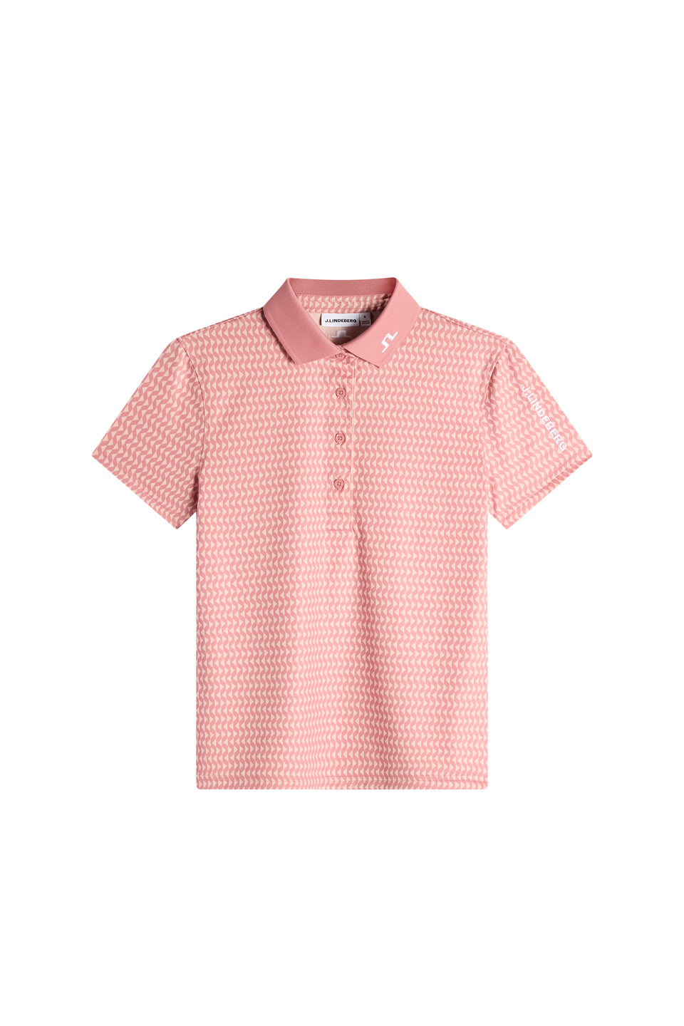 Tour Tech Print Polo / Diamond Dusty Rose S