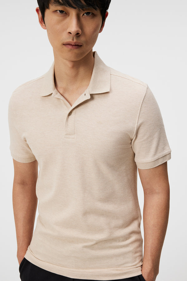 Troy Polo Shirt / Moonbeam Melange