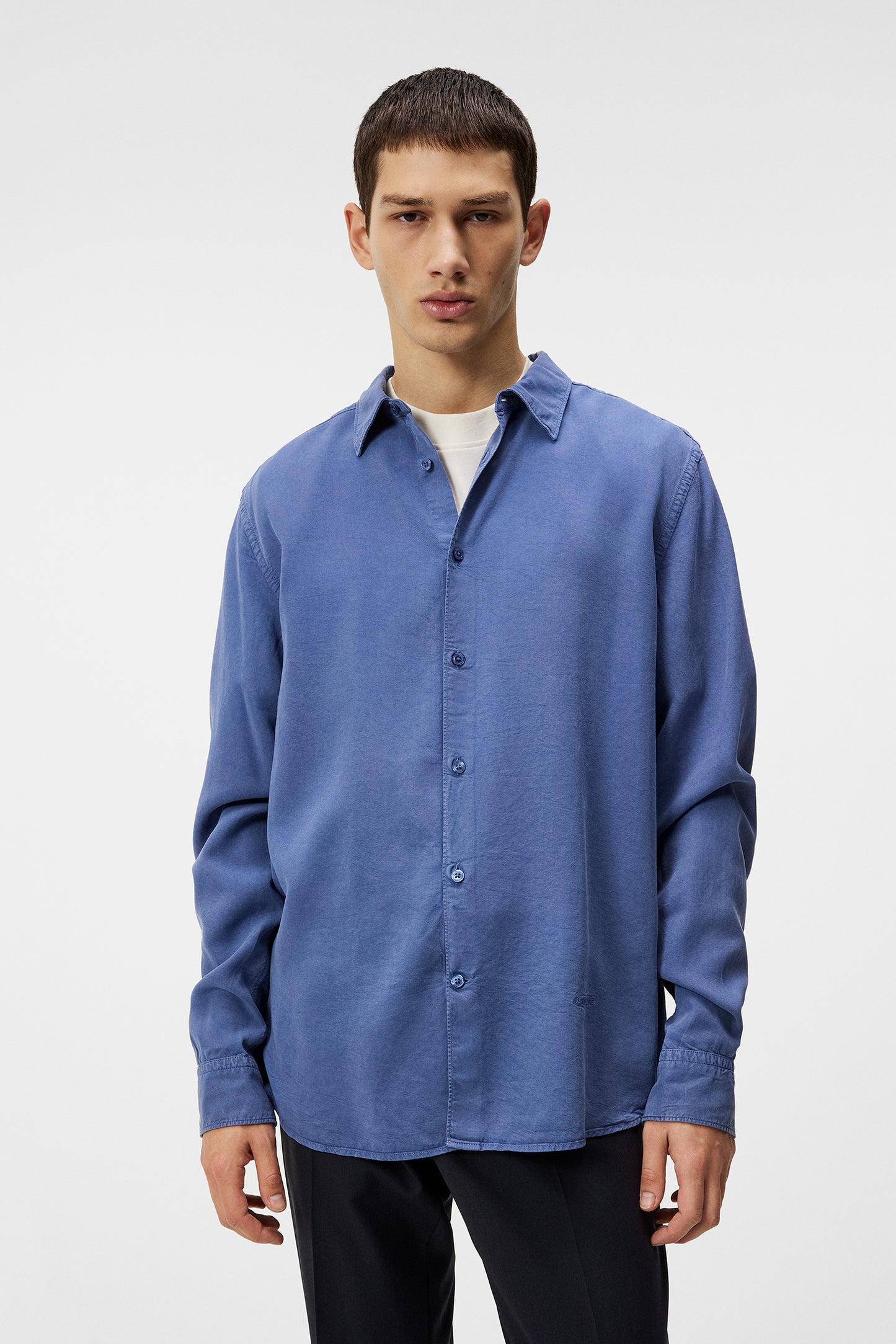 Slim LS Comfort Tencel Shirt / Bijou Blue
