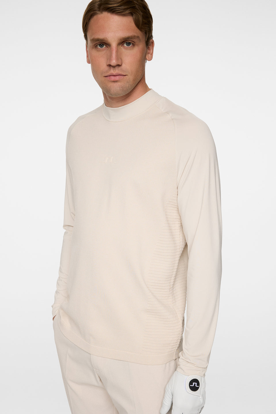 Gael Hybrid Knit Sweater / Moonbeam