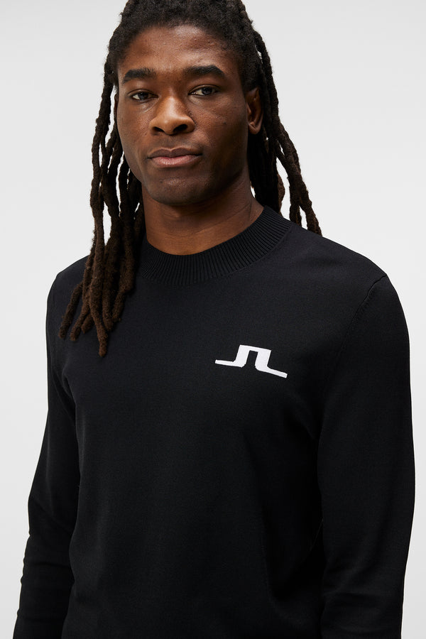 Gus Knitted Sweater / Black