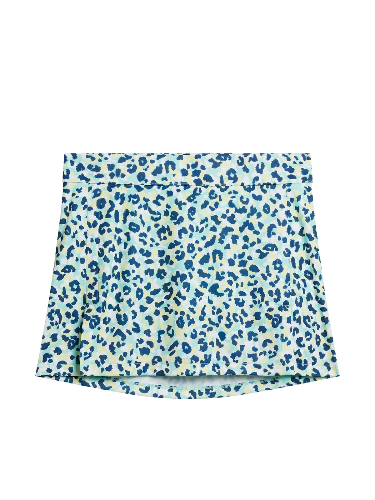 Amelie Print Skirt / Leopard Aruba Blue