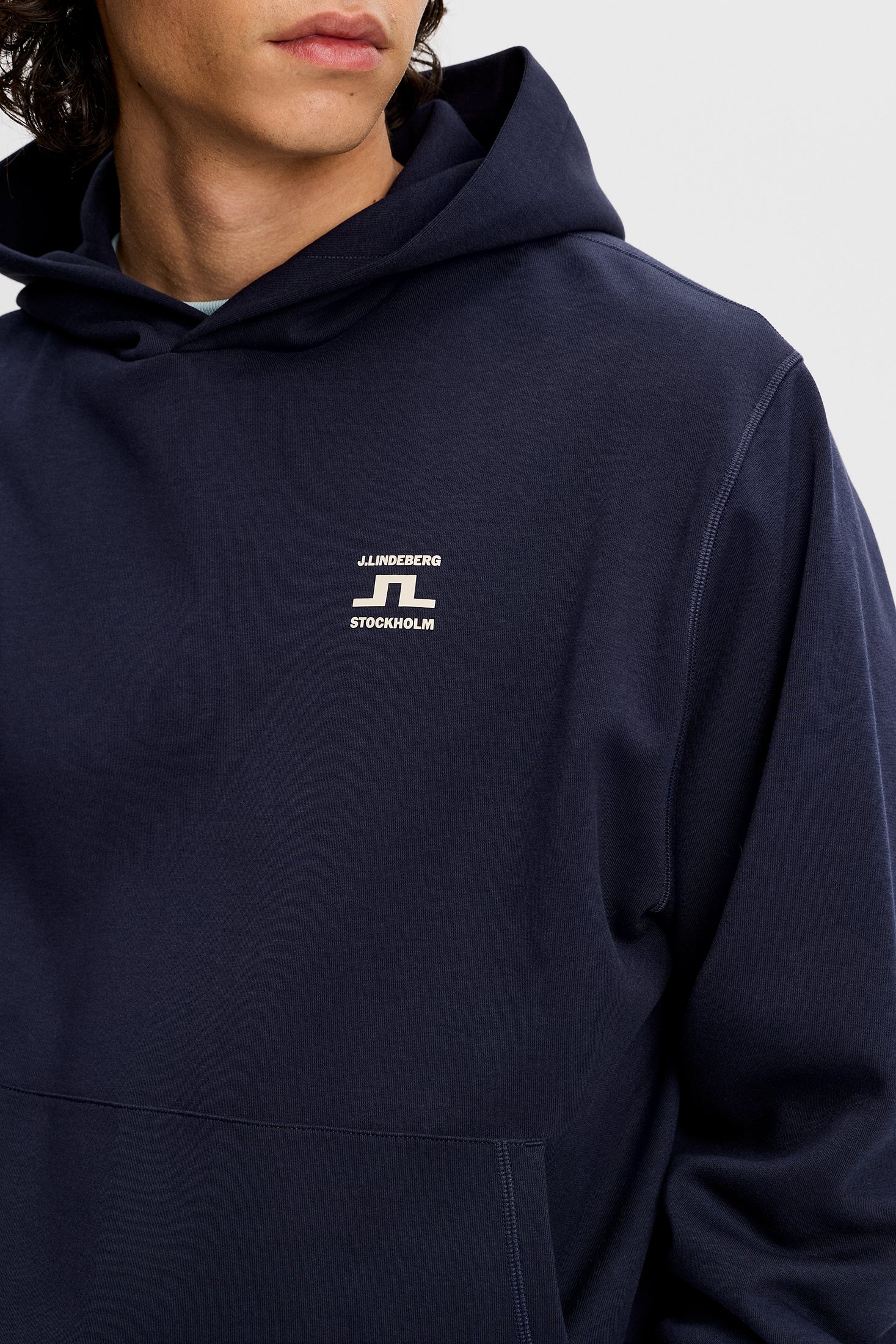 Club Printed Hood / JL Navy – J.Lindeberg EU