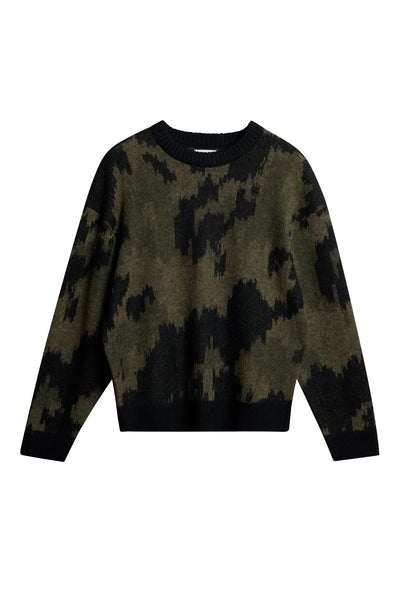 Nate Graphic Jacquard Knit / Forest Green – J.Lindeberg