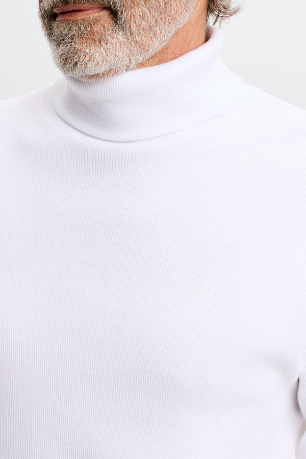 Bedford Long Sleeve Turtleneck / White