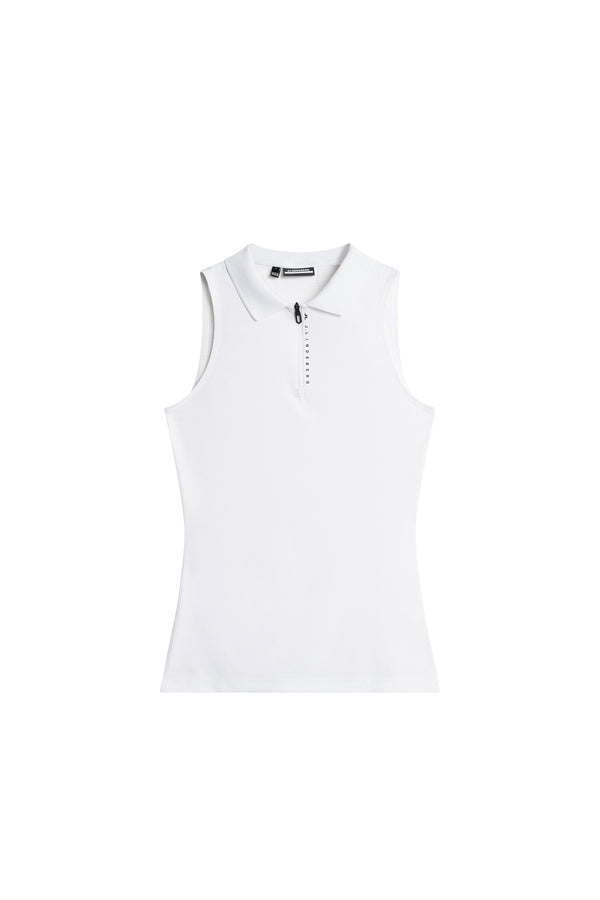 Leylo Sleeveless Top / White