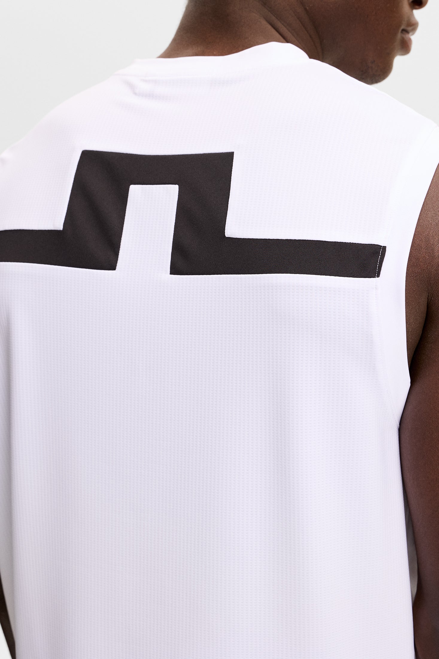 Xander Sleeveless Tee / White | J.Lindeberg Official