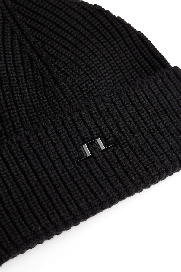 Merino Beanie / Black