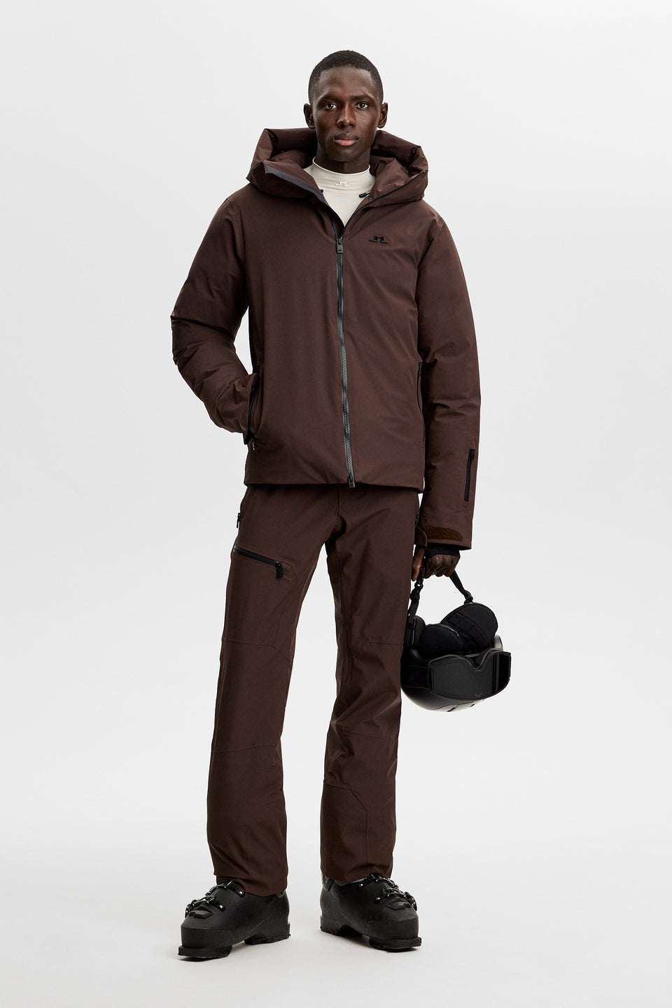 Crue Suspender Pant / Seal Brown