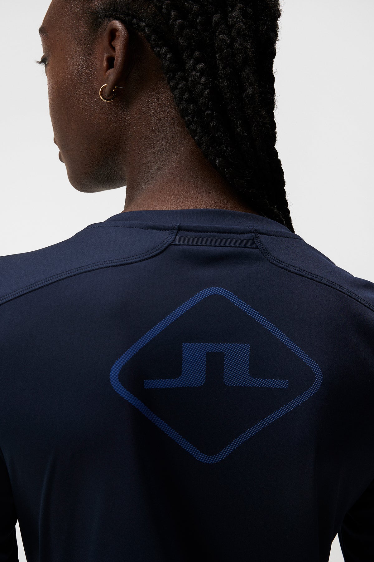 Diamond LS T-shirt / JL Navy
