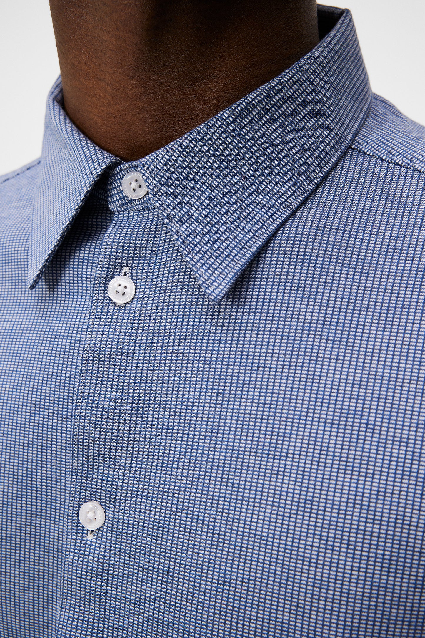 Marlon LS Jersey Slim Shirt / Bijou Blue