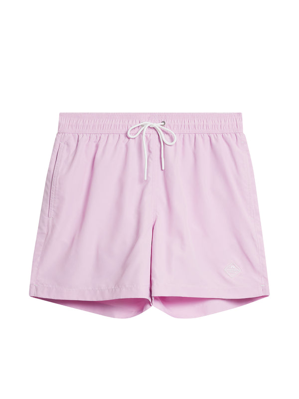 Banks Solid Swim Trunks / Pink Lavender