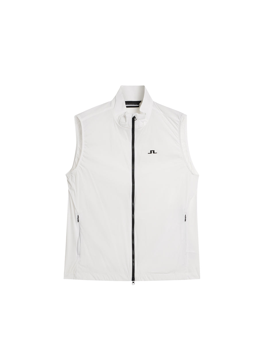 Ash Light Packable Vest / White