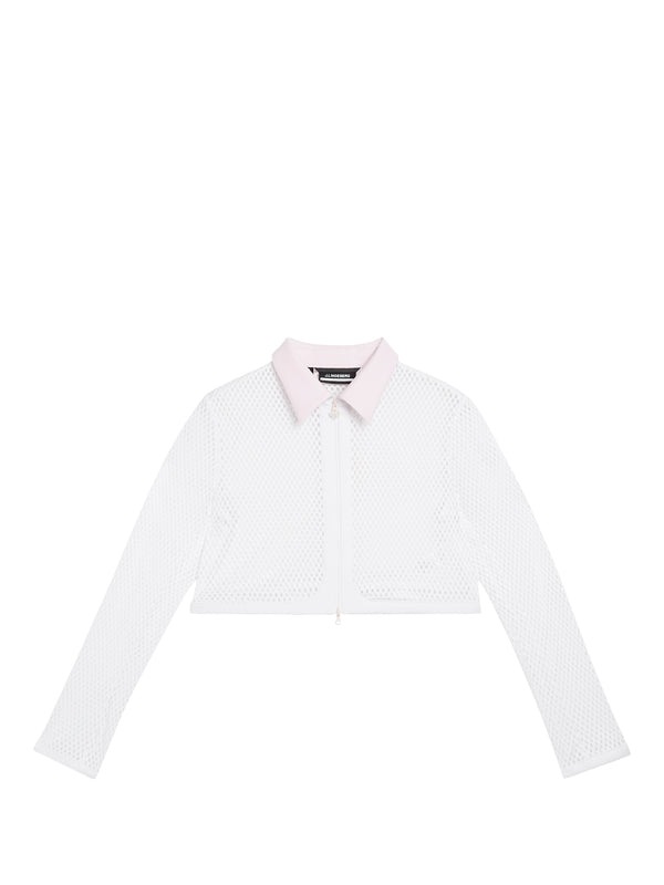 Tory 3D Mesh Jacket / White