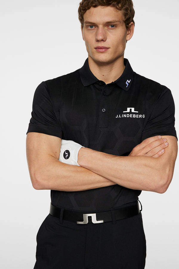 KV Tour Mesh Golf Polo / Causeway Black