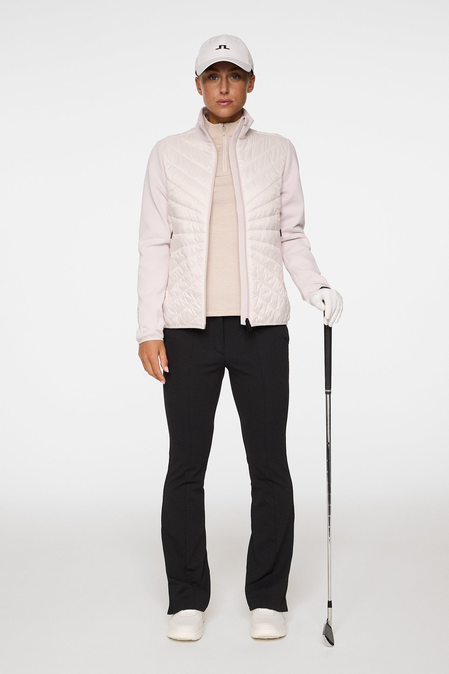 Madde Quilt Hybrid Jacket / Grey Lilac | J.Lindeberg Official